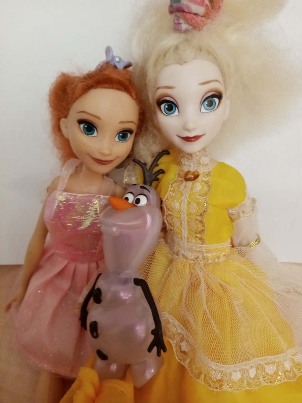 Panenky Elsa a Anna s Olafem